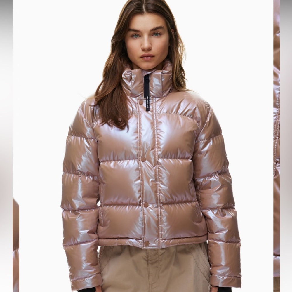 Rose Gold Puffer Jacket